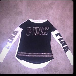 Pink bling top